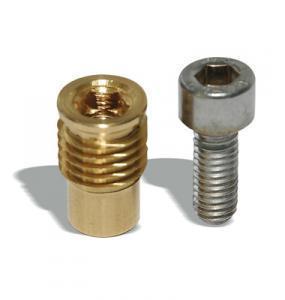 Insert en Laiton pour Bois Filetage M6x20x8mm (Unité) - Audiophonics